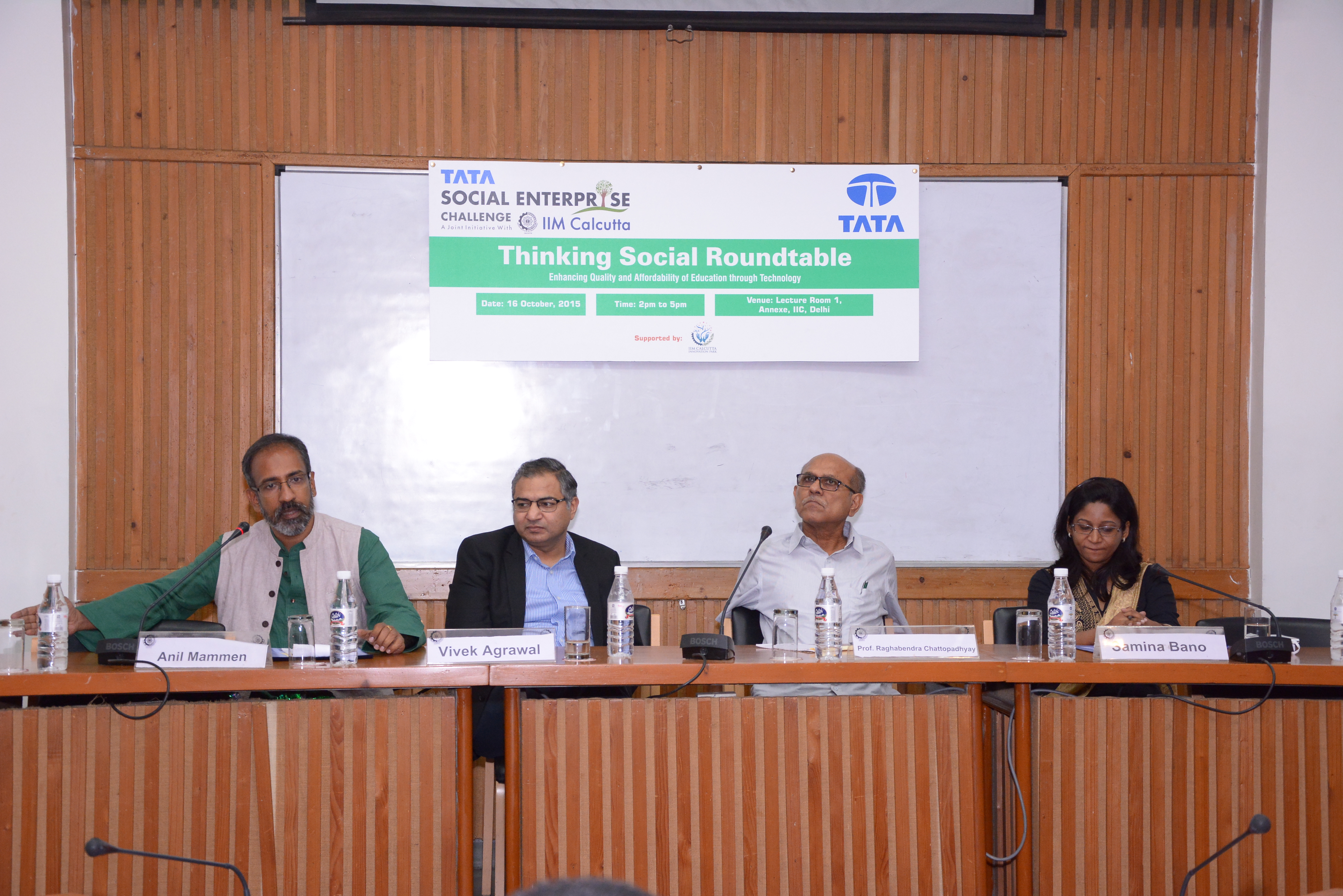 Roundtable on “Thinking Social” – 16 October 2015 at Delhi