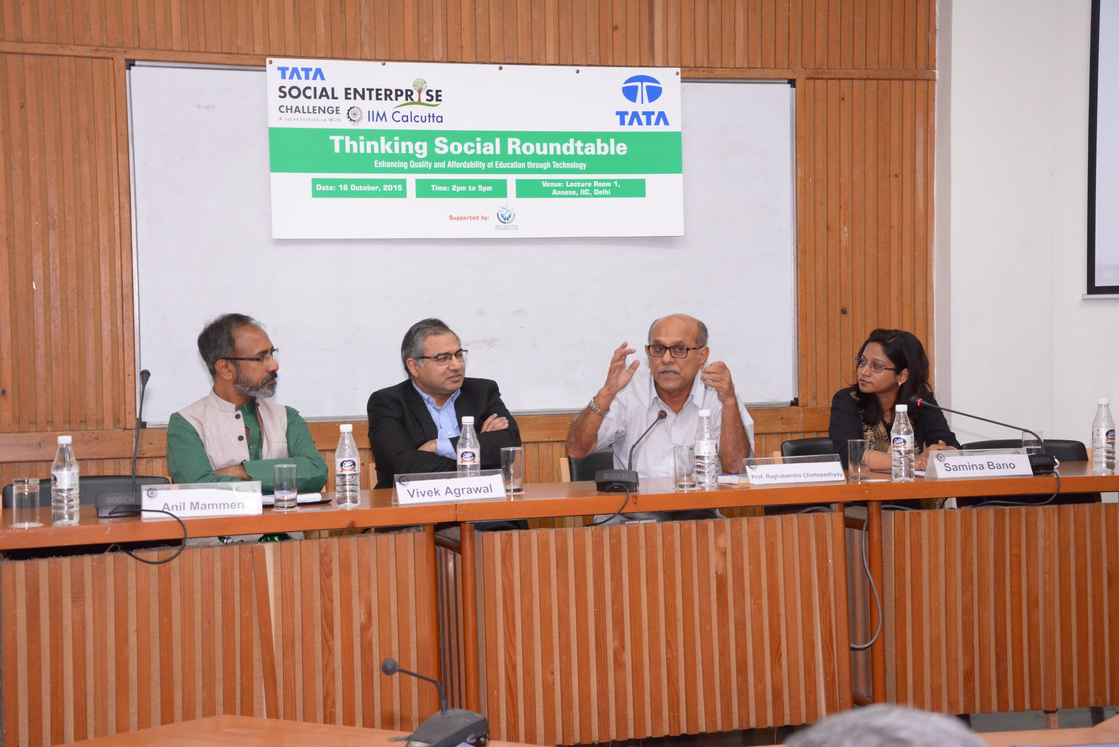 Roundtable on “Thinking Social” – 16 October 2015 at Delhi