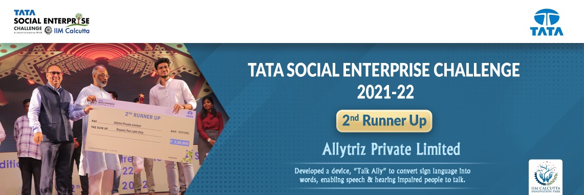 TSEC- 2021-22 2nd Runner Up Allytriz Private Limited