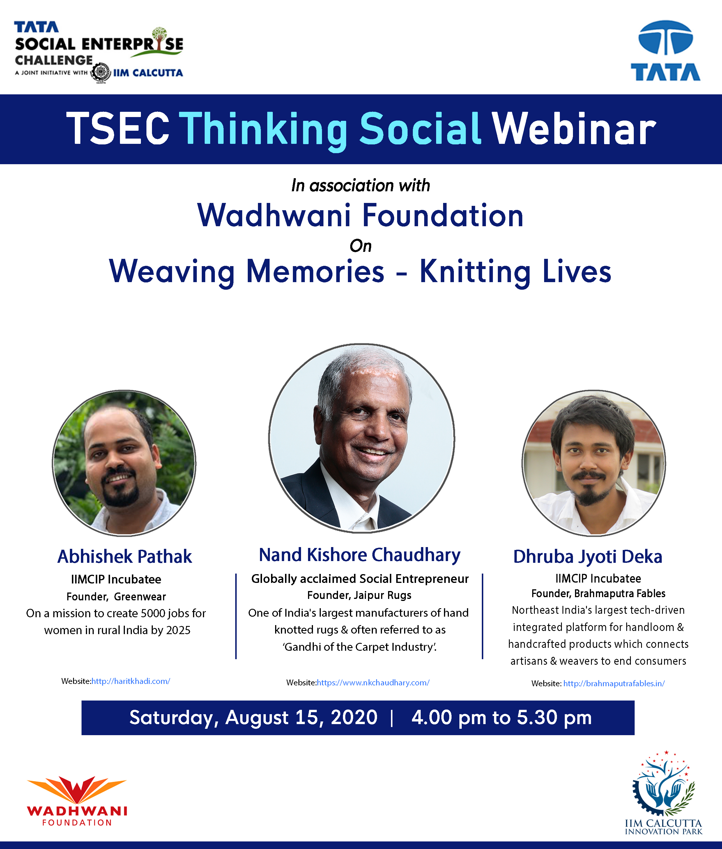 Thinking Social Webinar- WEAVING MEMORIES – KNITTING LIVES